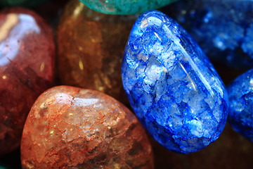 Image showing natural color gems background 