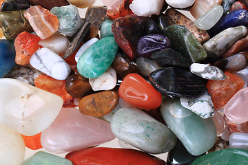 Image showing natural color gems background 