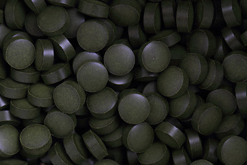 Image showing chlorella vulgaris tabs