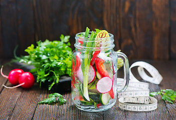 Image showing fresh vegetable salad