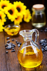 Image showing sunflower oil