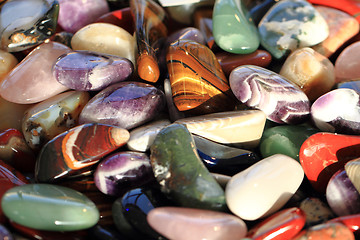 Image showing natural color gems background 