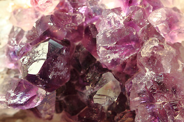 Image showing amethyst violet background