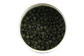 Image showing chlorella vulgaris tabs