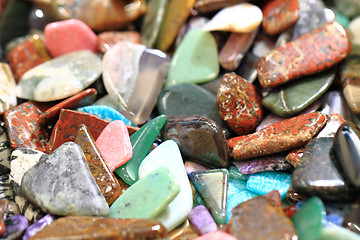 Image showing natural color gems background 