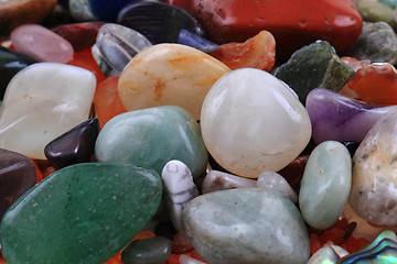 Image showing natural color gems texture