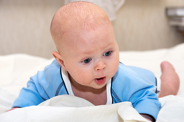 Image showing Surprised baby