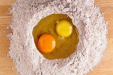 Image showing Two Egg Yolks