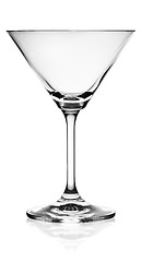 Image showing Empty martini glass