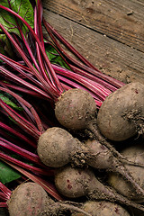 Image showing Beetroot with stems