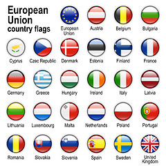 Image showing flag web buttons