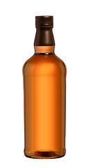 Image showing Full whiskey bottle