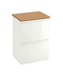 Image showing beautiful white wooden modern cupboard