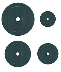 Image showing Disks for dumbbells