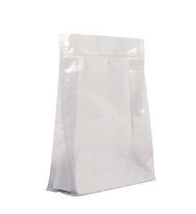 Image showing White Mock Up Blank Foil Food Bag