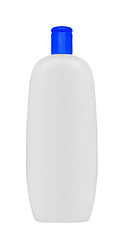 Image showing Shampoo, Gel Or Lotion White Plastic Bottle