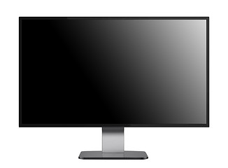 Image showing flat screen monitor isolated