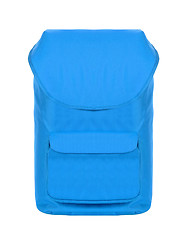 Image showing blue backpack, isolated