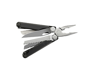 Image showing Steel multitool isolated