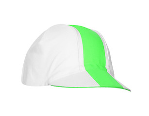 Image showing Half Green baseball cap isolated