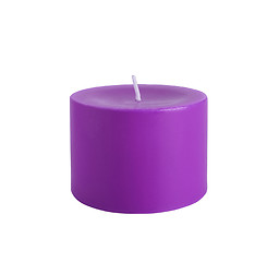 Image showing Beautiful colorful candle