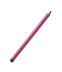 Image showing Pencil purple isolated on pure