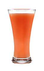 Image showing Grapefruit juice glass