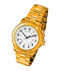 Image showing modern watch isolated