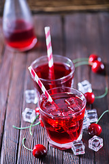 Image showing Cherry drink