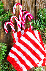 Image showing Candy canes