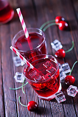 Image showing Cherry drink