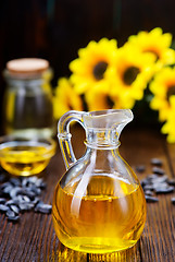 Image showing sunflower oil