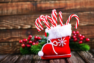 Image showing Candy canes