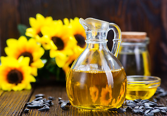 Image showing sunflower oil