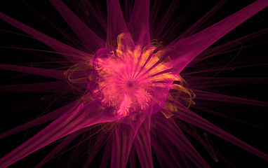 Image showing Pink fractal