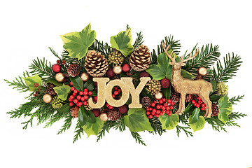 Image showing Christmas Joy Decoration