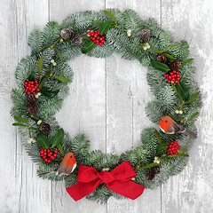 Image showing Christmas Welcome Wreath