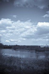 Image showing Blue lake