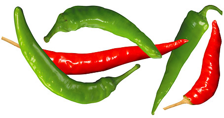 Image showing chili pepper isolated