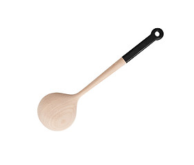 Image showing Wooden spoon isolated 