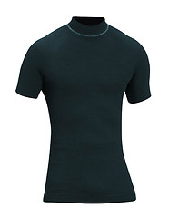 Image showing Black Tshirt on a white background