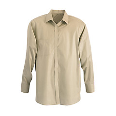 Image showing new grey man\'s shirt