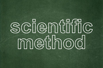 Image showing Science concept: Scientific Method on chalkboard background