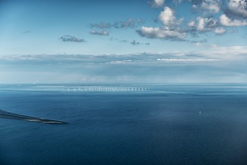 Image showing Seascape aerial view