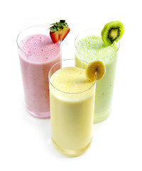 Image showing Fruit smoothies