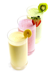 Image showing Fruit smoothies