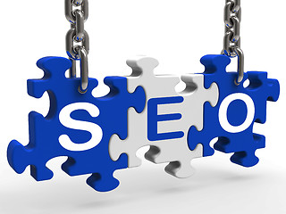 Image showing Seo Means Search Engine Optimization And Promotion