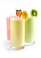 Image showing Fruit smoothies