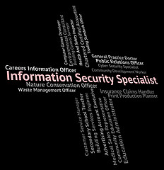 Image showing Information Security Specialist Shows Skilled Person And Special