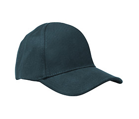 Image showing black baseball hat